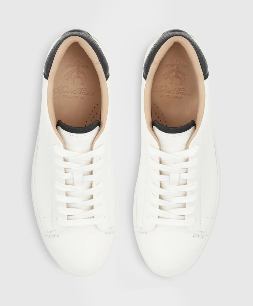 Leather Court Sneakers, image 3