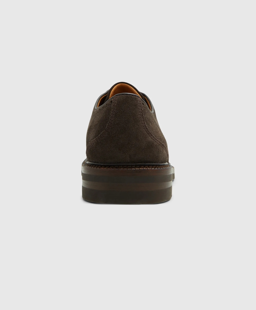 Suede Wingtip Derby Shoes, image 3