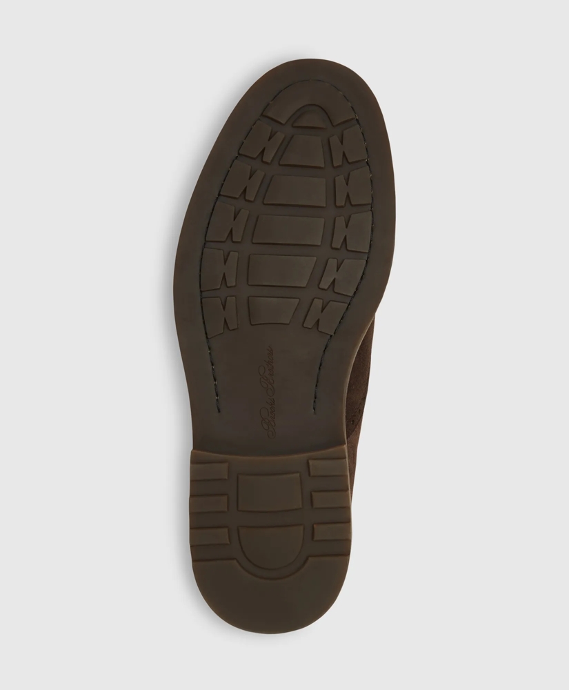Suede Wingtip Derby Shoes, image 5