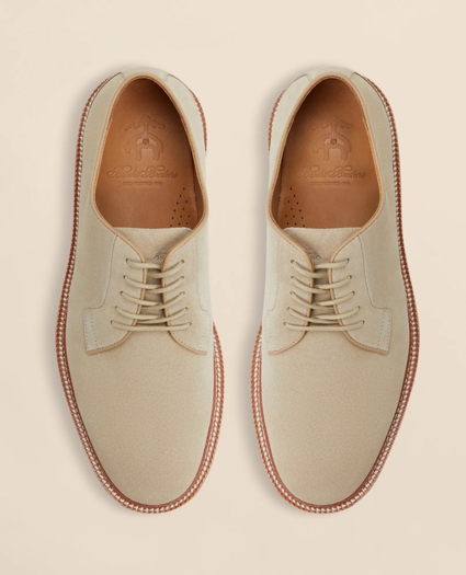 Suede Blucher Dress Shoes, image 6