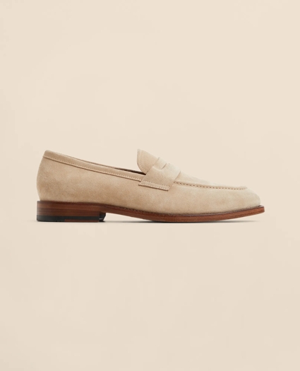 Suede Penny Loafers, image 1