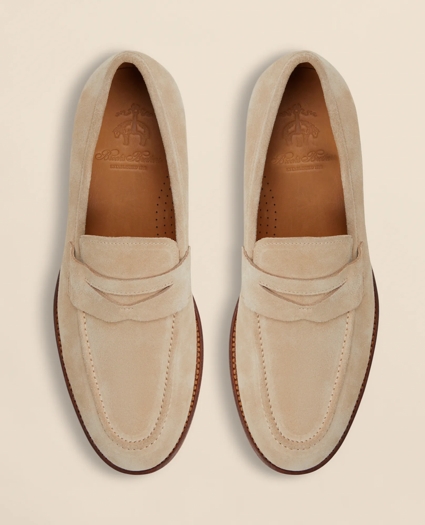 Suede Penny Loafers, image 6