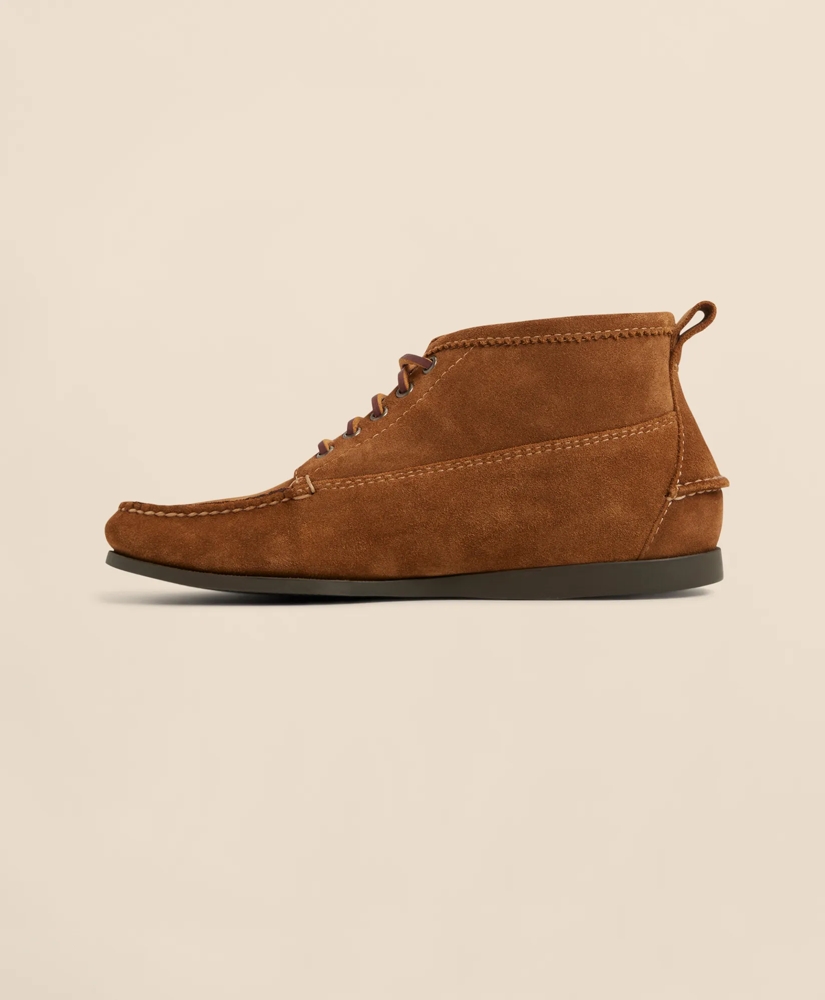 Leather Lace-Up Chukka Boots, image 3