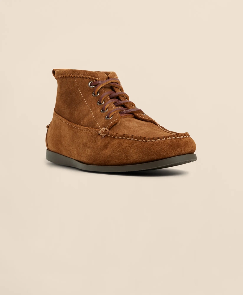 Leather Lace-Up Chukka Boots, image 5