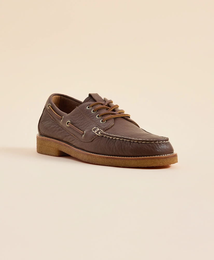 Tumbled Leather Boat Shoes, image 4