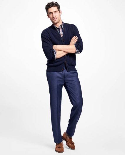 Regent Fit Stretch Wool Trousers, image 2