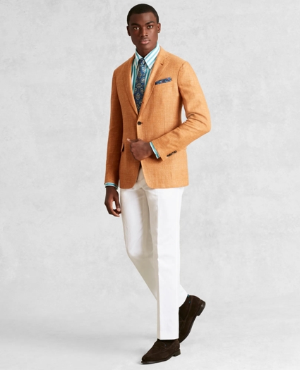 Golden Fleece® Cotton Linen Chino Trousers, image 2