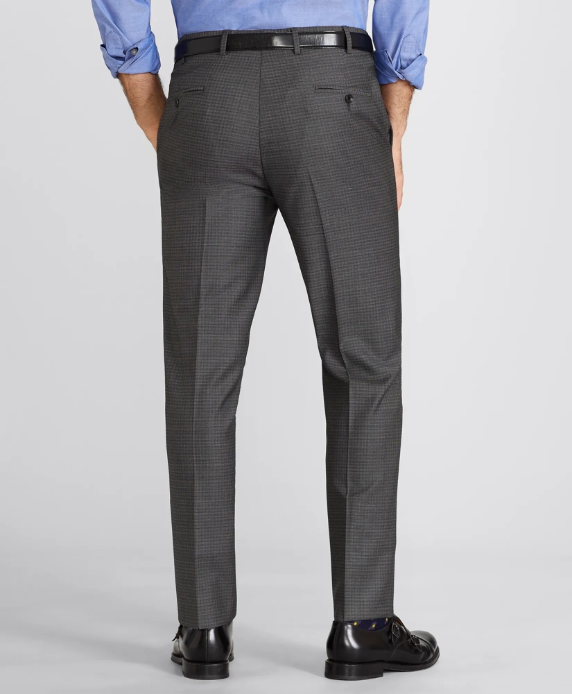 Brooks Brothers Flex Regent-Fit Micro-Check Wool Trousers, image 3