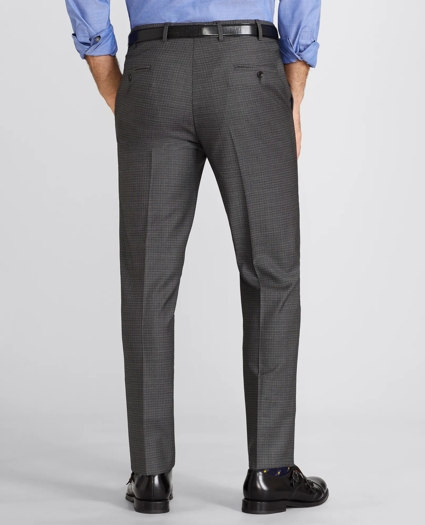Brooks Brothers Flex Regent-Fit Micro-Check Wool Trousers, image 3