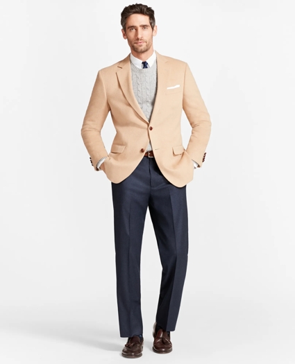 Madison Fit Wool Flannel Trousers, image 2