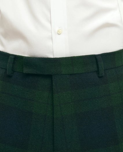Classic Fit Wool Black Watch Tartan Dress Pants, image 3