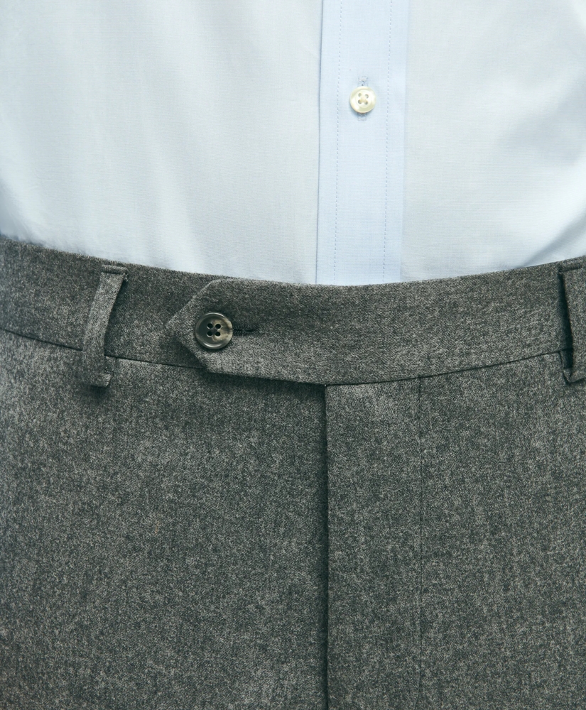 Classic Fit Wool Flannel Dress Pants