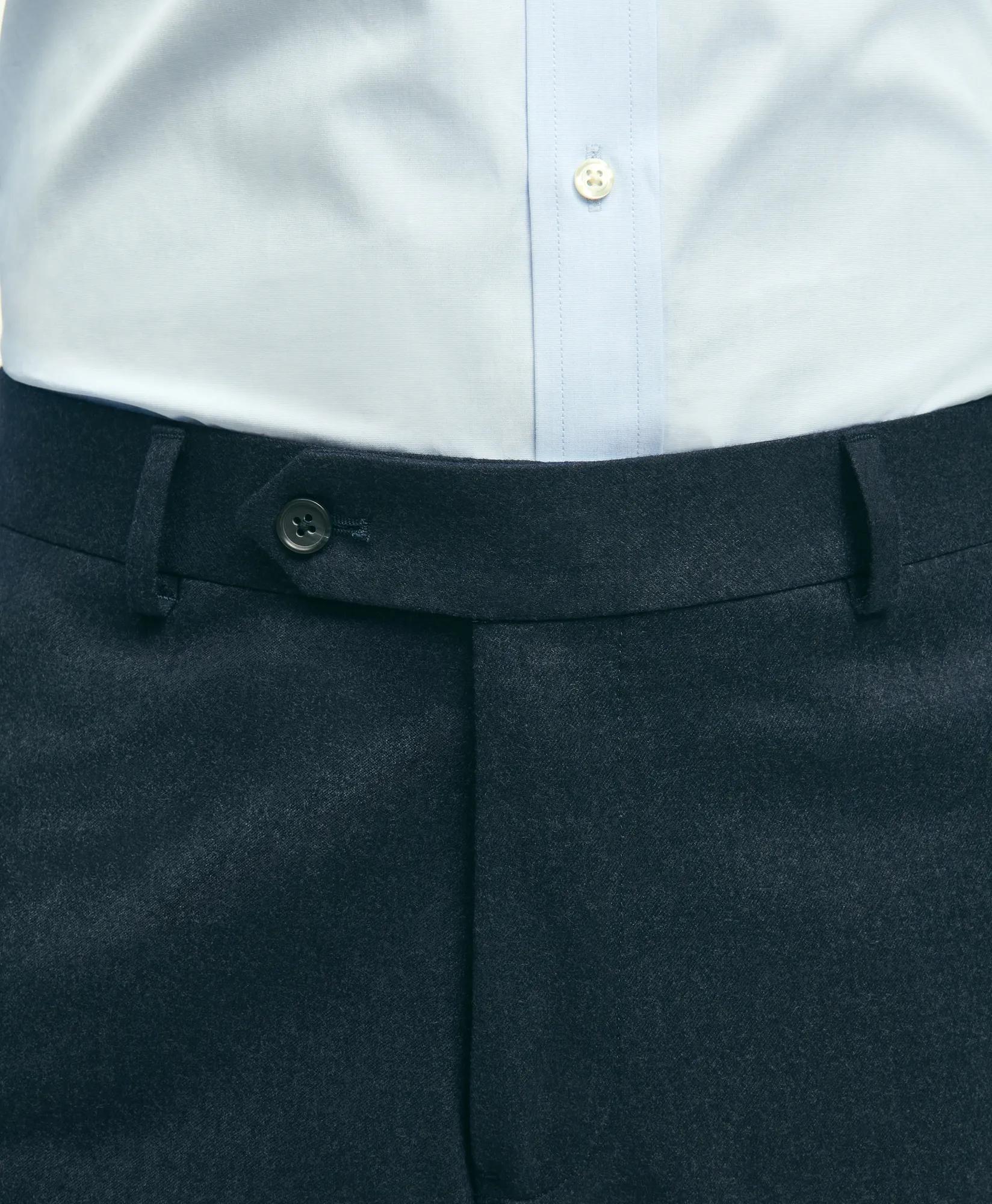 Classic Fit Wool Flannel Dress Pants