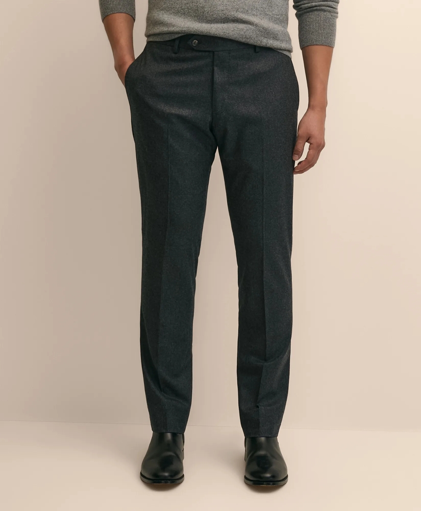 Traditional Fit Wool Flannel Dress Pants, image 2