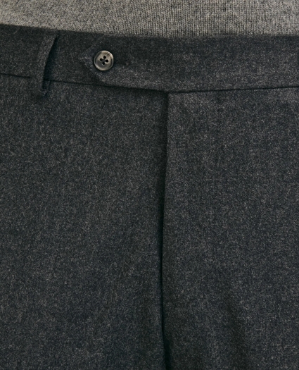 Traditional Fit Wool Flannel Dress Pants, image 4