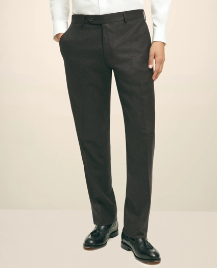 Traditional Fit Wool Flannel Dress Pants, image 1