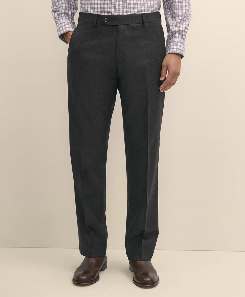 Traditional Fit Wool Flannel Dress Pants, image 2