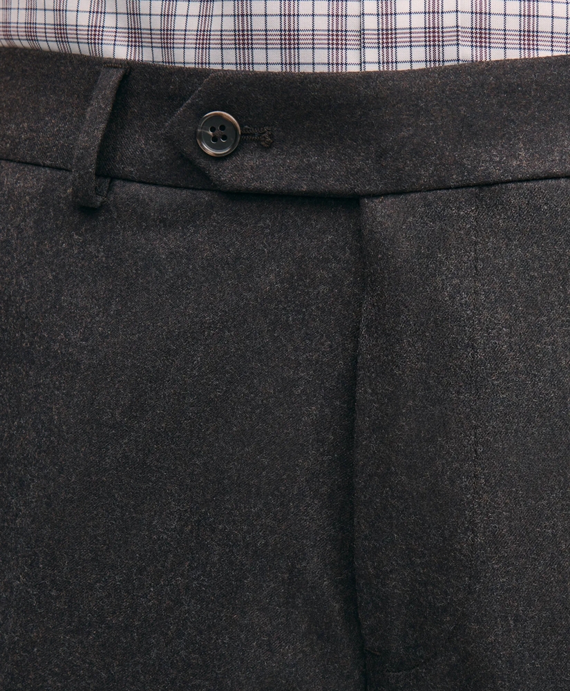 Traditional Fit Wool Flannel Dress Pants, image 4