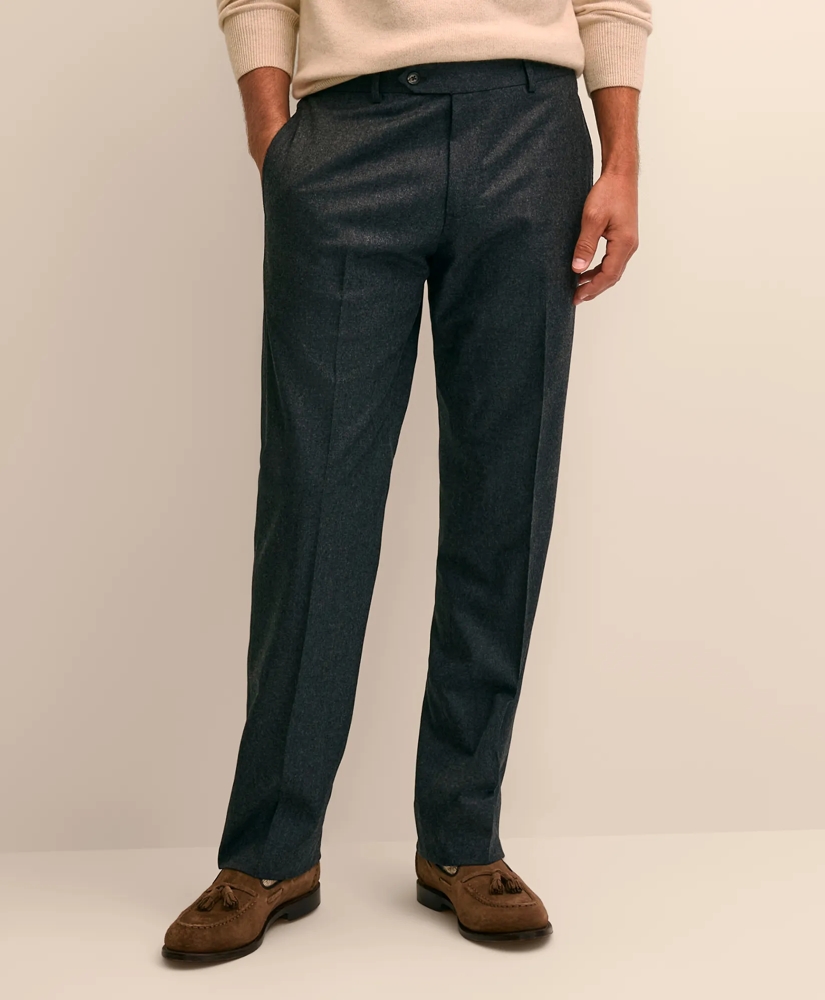 Slim Fit Wool Flannel Dress Pants, image 2