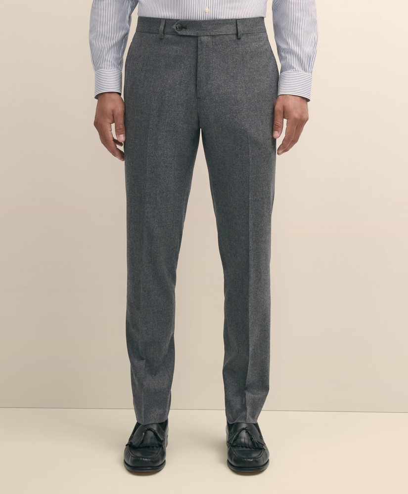 Slim Fit Wool Flannel Dress Pants, image 2