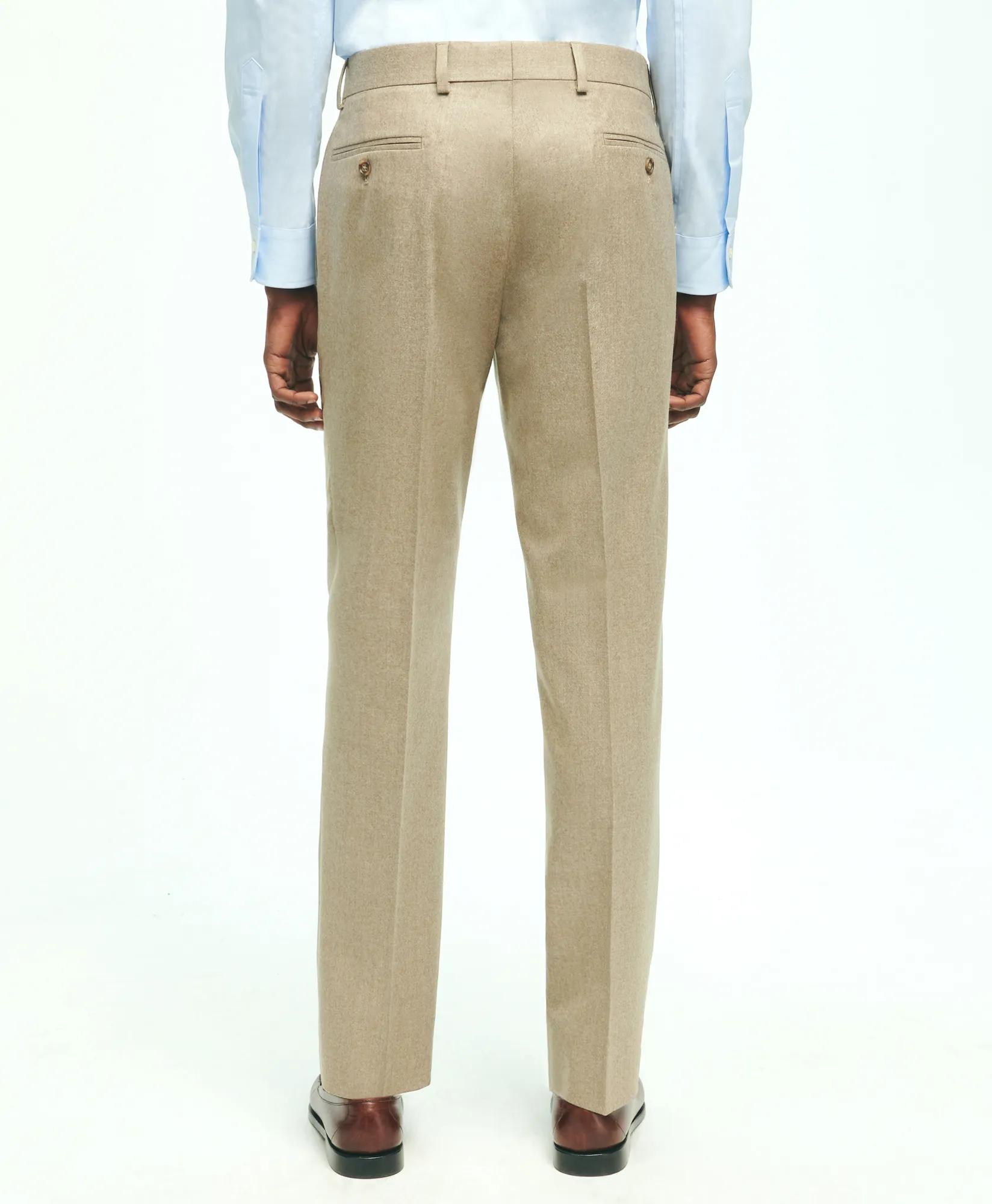Slim Fit Wool Flannel Dress Pants, image 2