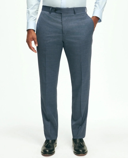 Classic Fit Stretch Wool Mini-Houndstooth 1818 Dress Trousers, image 1