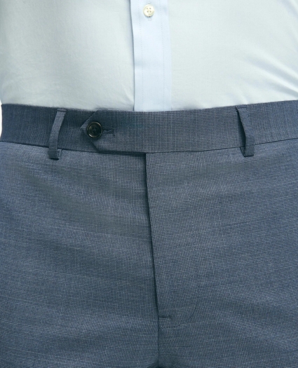 Classic Fit Stretch Wool Mini-Houndstooth 1818 Dress Trousers, image 3