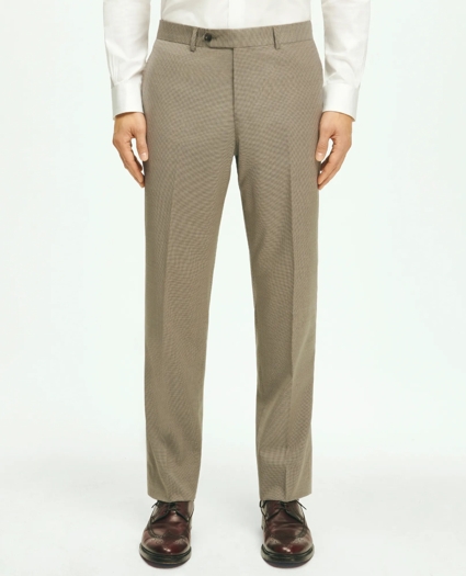 Classic Fit Stretch Wool Mini-Houndstooth 1818 Dress Trousers, image 1