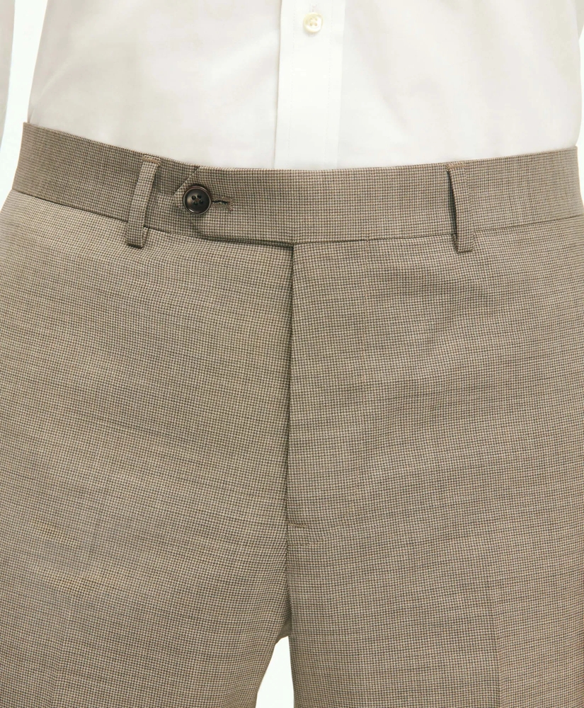 Classic Fit Stretch Wool Mini-Houndstooth 1818 Dress Trousers, image 3