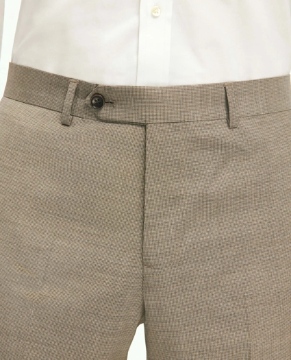 Classic Fit Stretch Wool Mini-Houndstooth 1818 Dress Trousers, image 3