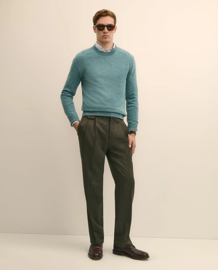 Classic Fit Wool Twill Dress Pants, image 1