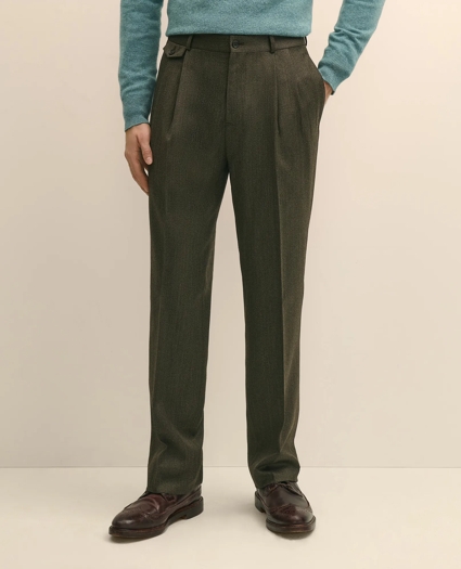 Classic Fit Wool Twill Dress Pants, image 2