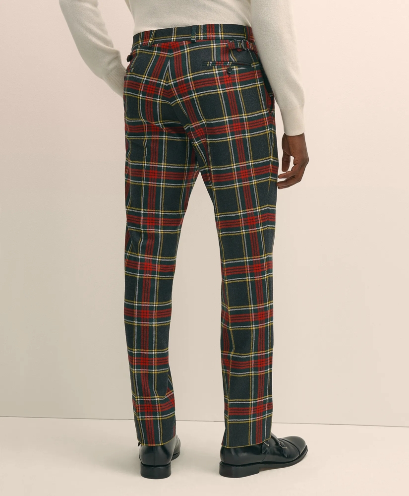 Classic Fit Wool-Blend Tartan Dress Pants, image 4