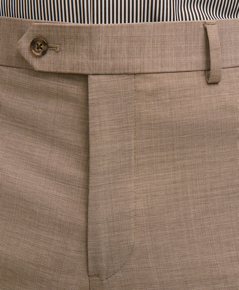 Classic Fit Wool Blend Plain Front 1818 Trousers, image 4