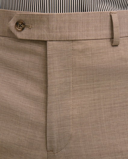 Classic Fit Wool Blend Plain Front 1818 Trousers, image 4