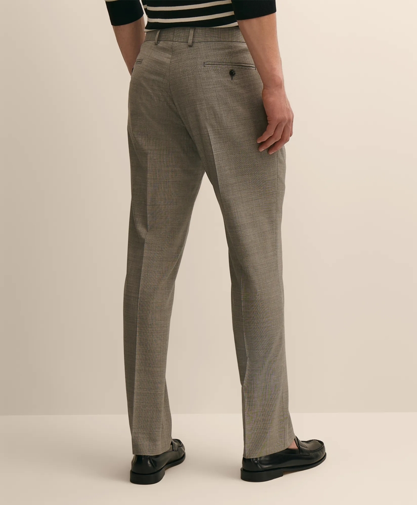 Classic Fit Wool Blend Plain Front 1818 Trousers, image 3