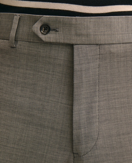 Classic Fit Wool Blend Plain Front 1818 Trousers, image 4