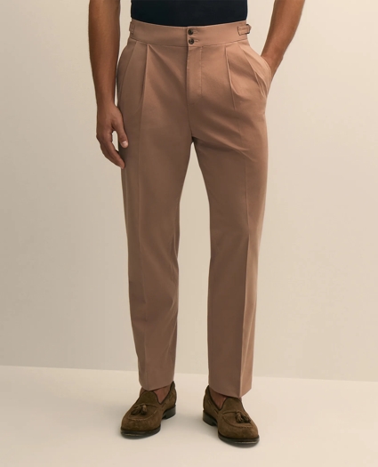 Classic Fit Cotton Blend Side-Tab Dress Pants, image 2