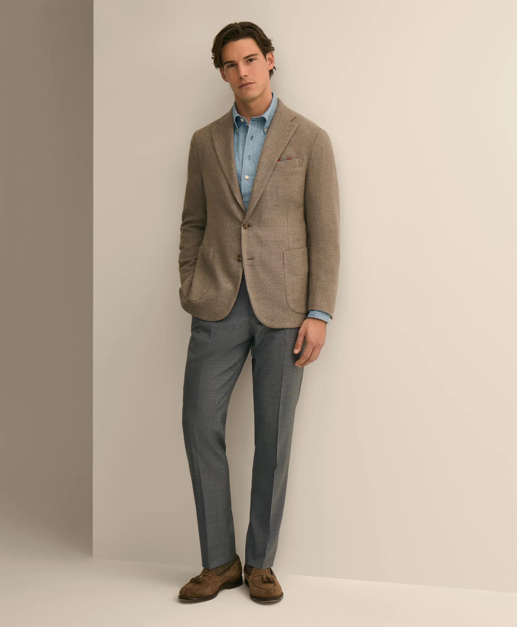Classic Fit Stretch Wool 1818 Dress Pants, image 1