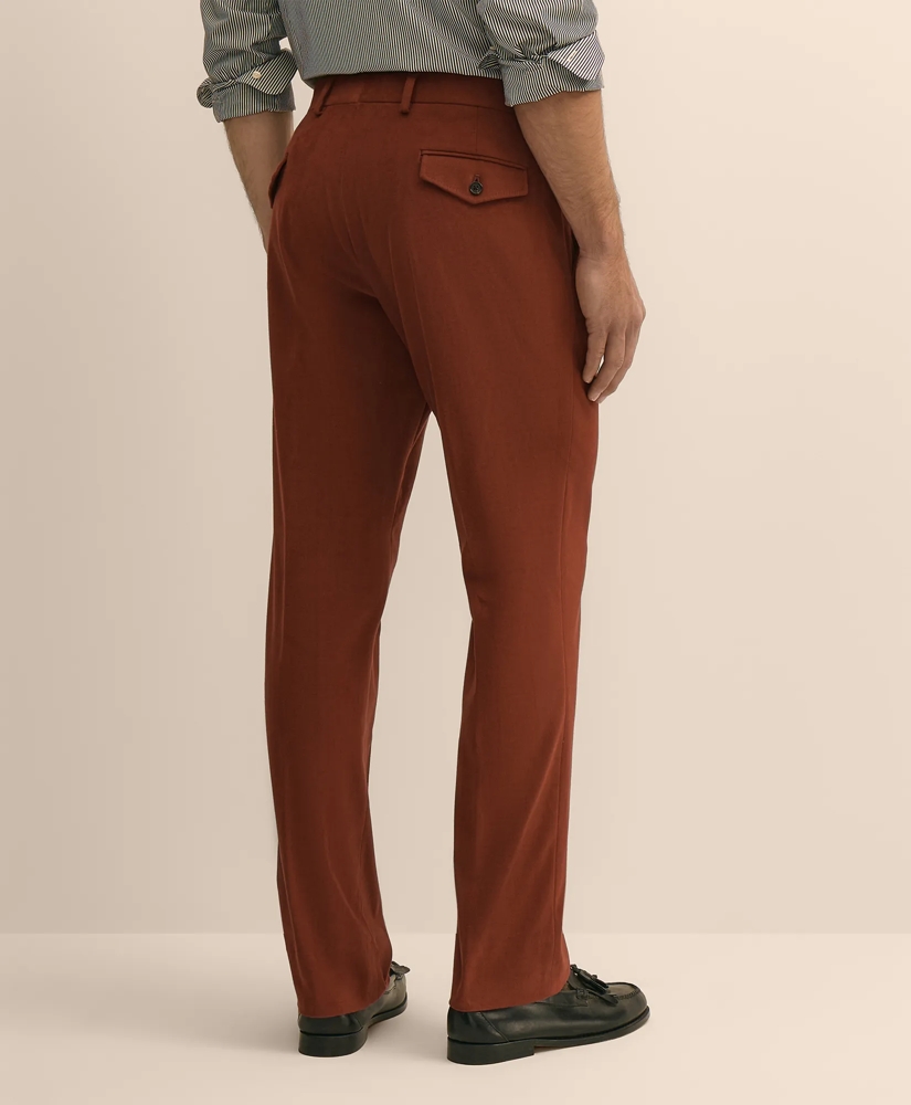Classic Fit Cotton Blend Moleskin Dress Pants, image 3