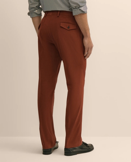 Classic Fit Cotton Blend Moleskin Dress Pants, image 3