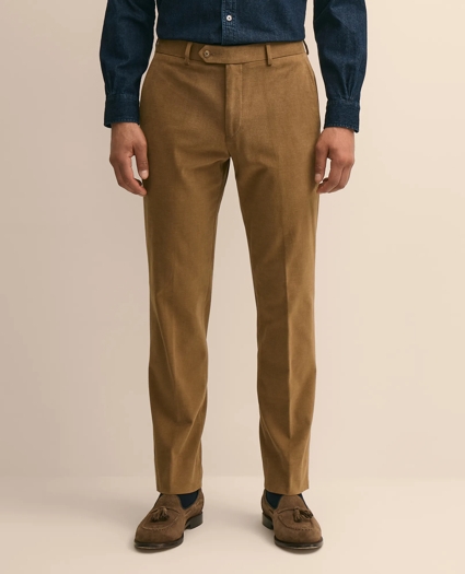 Classic Fit Cotton Blend Moleskin Dress Pants, image 2