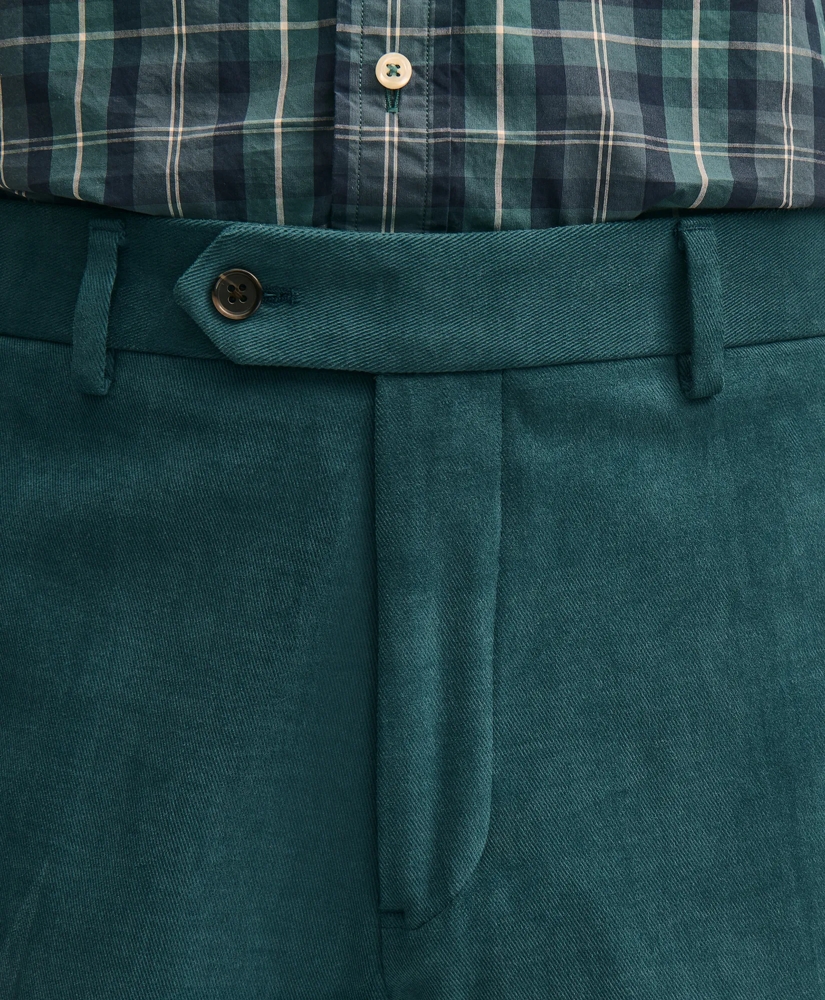 Classic Fit Cotton Blend Moleskin Dress Pants, image 3