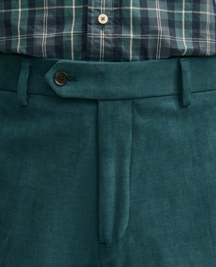 Classic Fit Cotton Blend Moleskin Dress Pants, image 3