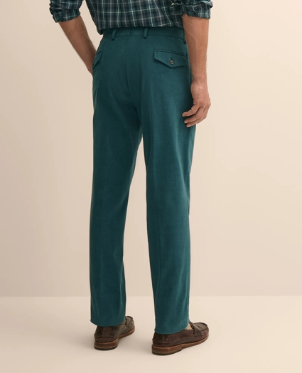 Classic Fit Cotton Blend Moleskin Dress Pants, image 4