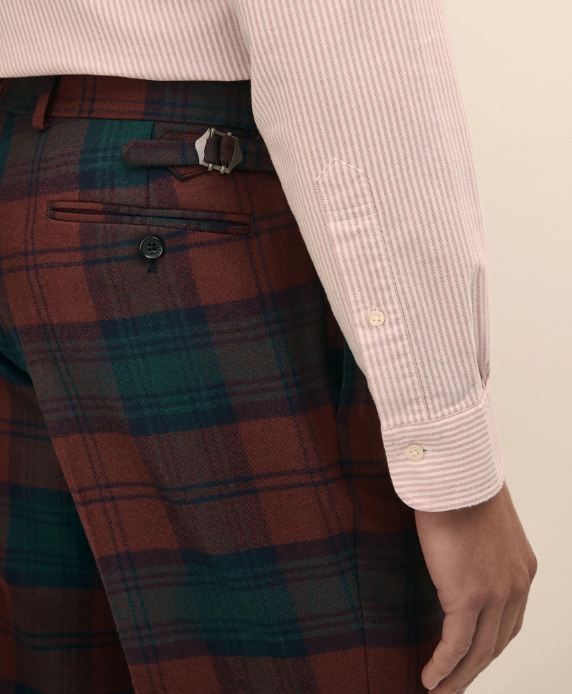 Classic Fit Wool Blend Tartan Dress Pants, image 5