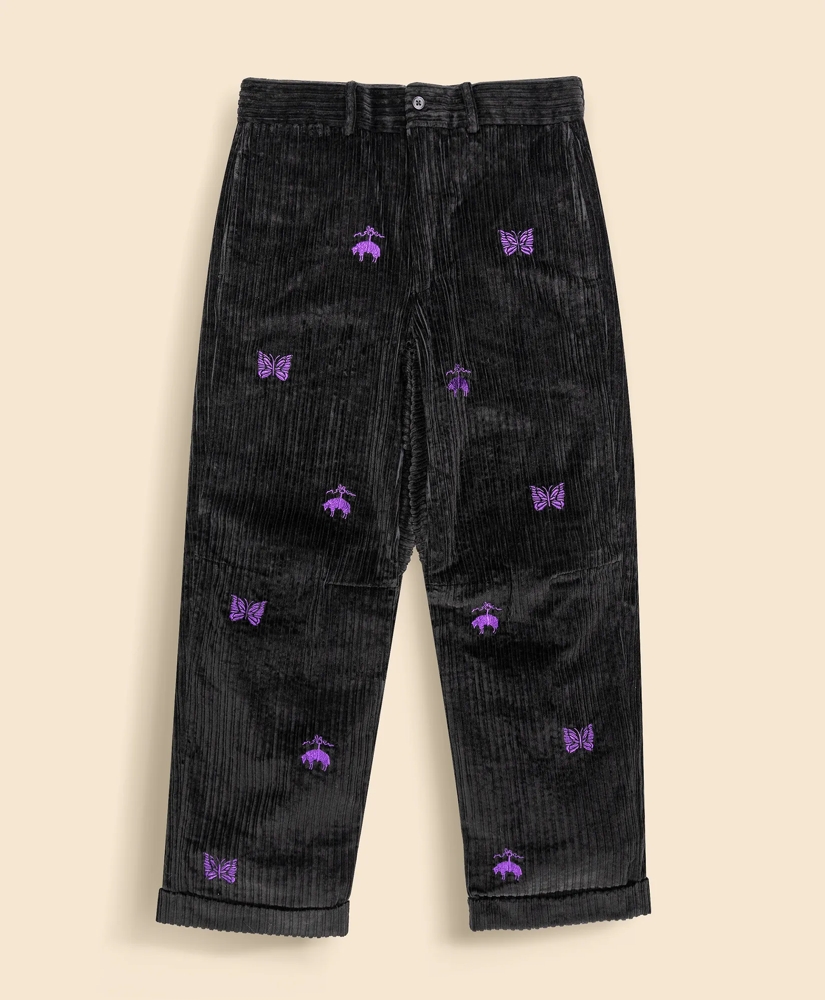 Brooks Brothers x NEEDLES Cotton Corduroy GF Papillon Wide Trousers, image 1