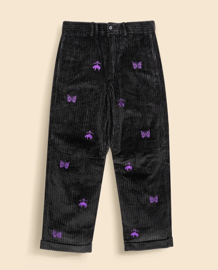 Brooks Brothers x NEEDLES Cotton Corduroy GF Papillon Wide Trousers, image 1