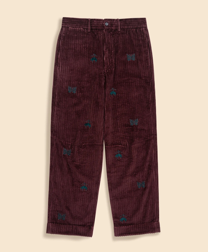 Brooks Brothers x NEEDLES Cotton Corduroy GF Papillon Wide Trousers, image 1