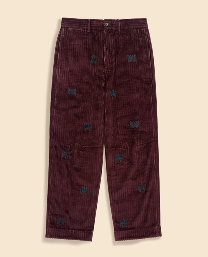 Brooks Brothers x NEEDLES Cotton Corduroy GF Papillon Wide Trousers, image 1